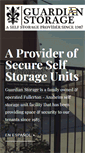 Mobile Screenshot of guardianstorageonline.com